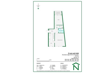 Hyr ett 1-rums lägenhet på 64 m² i Nyköping