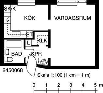 1 rums lägenhet i Sundsvall