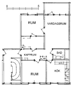 3 rums lägenhet i Malmö