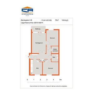 Hyr ett 4-rums lägenhet på 87 m² i Borås