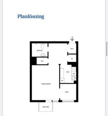 1 rums lägenhet i Solna