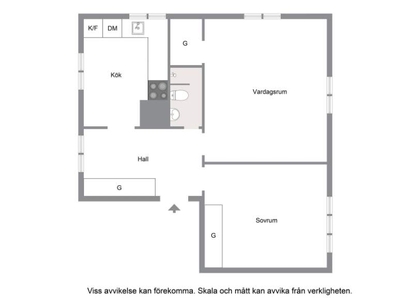 2 rums lägenhet i Sundbyberg