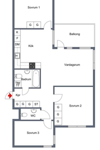 Apartment - Trefaldighetsvägen Täby