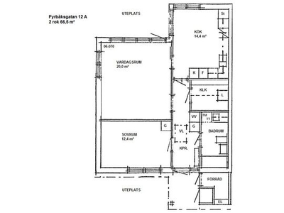 Hyr ett 2-rums lägenhet på 66 m² i Kungshamn