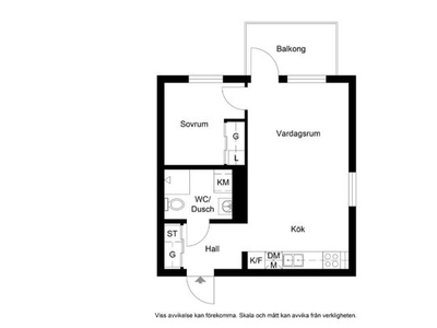 Hyr ett 2-rums lägenhet på 42 m² i Haninge