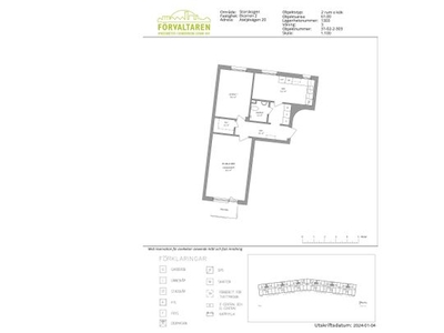 Hyr ett 2-rums lägenhet på 61 m² i Sundbyberg