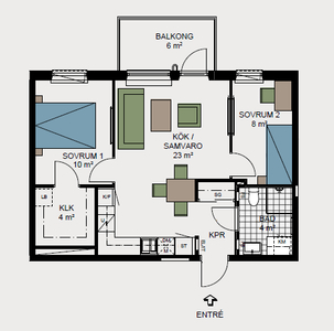 Apartment - Majorsvägen Järfälla