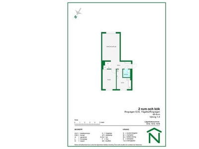 Hyr ett 1-rums lägenhet på 48 m² i Nyköping