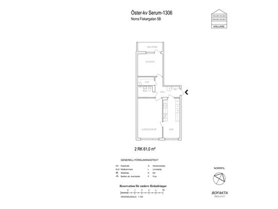 Hyr ett 2-rums lägenhet på 61 m² i Gävle