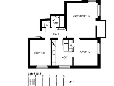 Hyr ett 3-rums lägenhet på 69 m² i Nybro