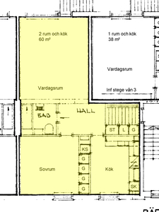 2 rums lägenhet i Hudiksvall