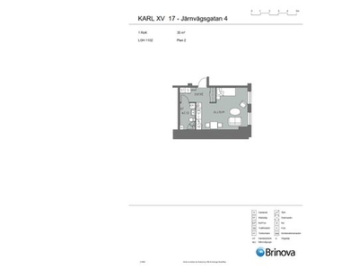 Hyr ett 1-rums lägenhet på 35 m² i Landskrona - Centrum