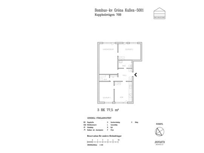 Hyr ett 3-rums lägenhet på 77 m² i Gävle