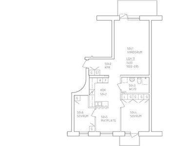 Hyr ett 3-rums lägenhet på 78 m² i Luleå