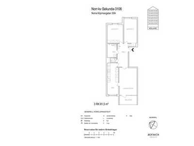 Hyr ett 3-rums lägenhet på 81 m² i Gävle