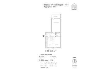 Hyr ett 2-rums lägenhet på 56 m² i Gävle