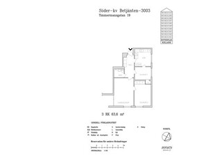 Hyr ett 3-rums lägenhet på 63 m² i Gävle