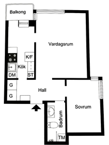 Apartment - Norra vägen Solna