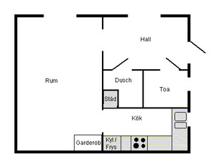 Apartment - Brunnbyvägen Nyhamnsläge