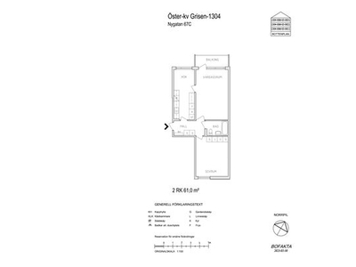 Hyr ett 2-rums lägenhet på 61 m² i Gävle