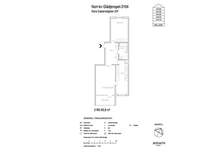 Hyr ett 2-rums lägenhet på 65 m² i Gävle