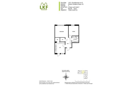 Hyr ett 2-rums lägenhet på 66 m² i Excellensen m fl