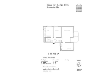 Hyr ett 3-rums lägenhet på 78 m² i Gävle