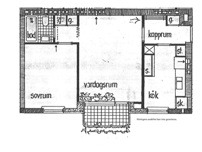 2 rums lägenhet i Kalmar