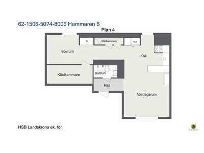 2 rums lägenhet i Landskrona