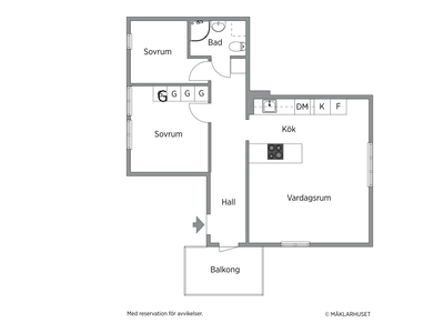 Lägenhet till salu på Tallskogsvägen 8b i Matfors - Mäklarhuset