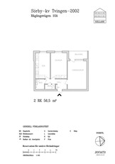 Hyr ett 2-rums lägenhet på 56 m² i Gävle