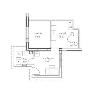 Hyr ett 2-rums lägenhet på 65 m² i Huddinge