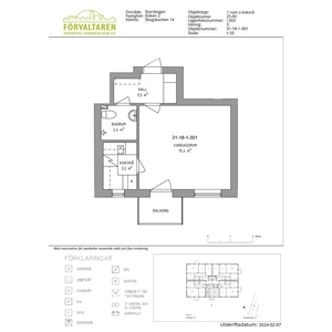 Hyr ett 1-rums lägenhet på 47 m² i Högaborg