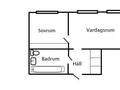 2 rums lägenhet i Linköping