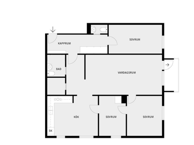 Apartment - Radarvägen Täby