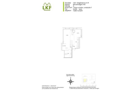 Hyr ett 1-rums lägenhet på 32 m² i Solgårdarna m fl, Lund Väster