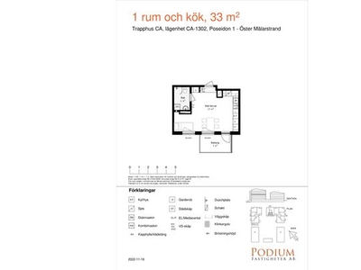 Hyr ett 1-rums lägenhet på 33 m² i Västerås