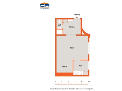 Hyr ett 1-rums lägenhet på 40 m² i Växjö