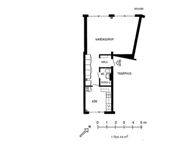 Hyr ett 1-rums lägenhet på 44 m² i Vilhelmina