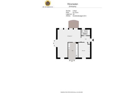 Hyr ett 1-rums lägenhet på 81 m² i Jönköping