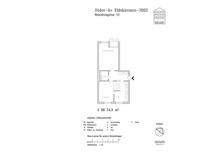 Hyr ett 2-rums lägenhet på 54 m² i Gävle