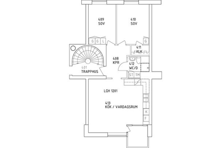 Hyr ett 3-rums lägenhet på 63 m² i Kiruna