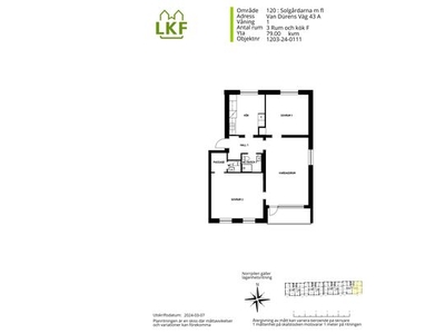 Hyr ett 3-rums lägenhet på 79 m² i Solgårdarna m fl, Lund Väster