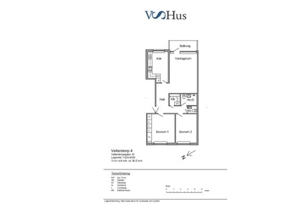 Hyr ett 3-rums lägenhet på 80 m² i Västerås