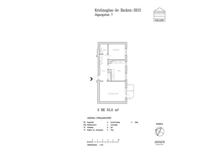 Hyr ett 2-rums lägenhet på 55 m² i Gävle