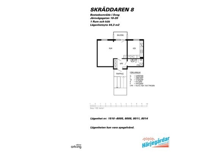 Hyr ett 1-rums lägenhet på 44 m² i Härjedalen