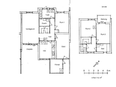 Hyr ett 4-rums lägenhet på 112 m² i Vilhelmina