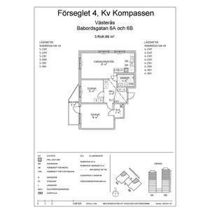 Hyr ett 3-rums lägenhet på 70 m² i Västerås