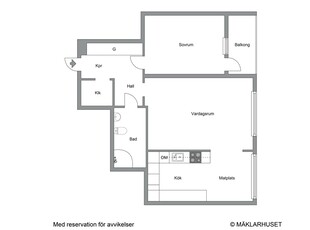 Lägenhet till salu på Släggbacken 3 i Solna - Mäklarhuset