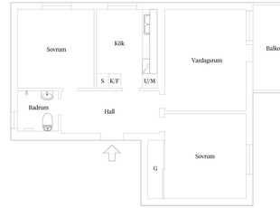 Apartment - Haga parkgata Västerås